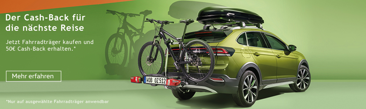 Volkswagen Cash-Back Fahrradträger