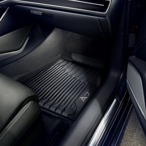 Original Audi A7 C8 Sportback Gummi Fussmatten Allwettermatten vorne