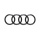 Original Audi schwarze Ringe Emblem hinten Q3 Gen. 2