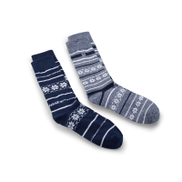 VW 2 Paar Winter-Socken in Blau Gr&ouml;&szlig;e 39-42