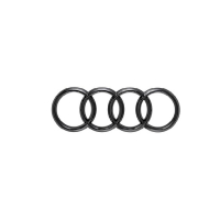 Original Audi Ringe Logo Zeichen Emblem schwarz...